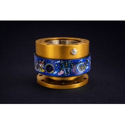 Dorifuto Blue Design Quick Release Steering Hub in Gold