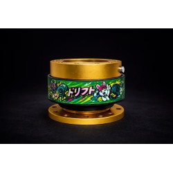 Dorifuto Green Design ātrās atbrīvošanas stūres rumba zelta krāsā