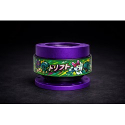 Dorifuto Green Design ātrās atbrīvošanas stūres rumba violetā krāsā