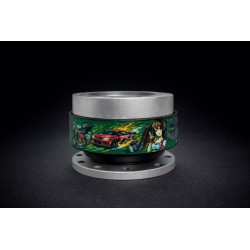 Dorifuto Green Design ātrās atbrīvošanas stūres rumba sudrabkrāsā