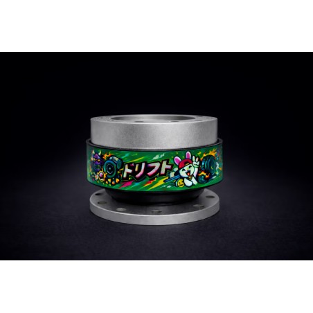 Dorifuto Green Design Quick Release Steering Hub in Silver