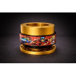Dorifuto Orange Design Quick Release Styrnav i Guld